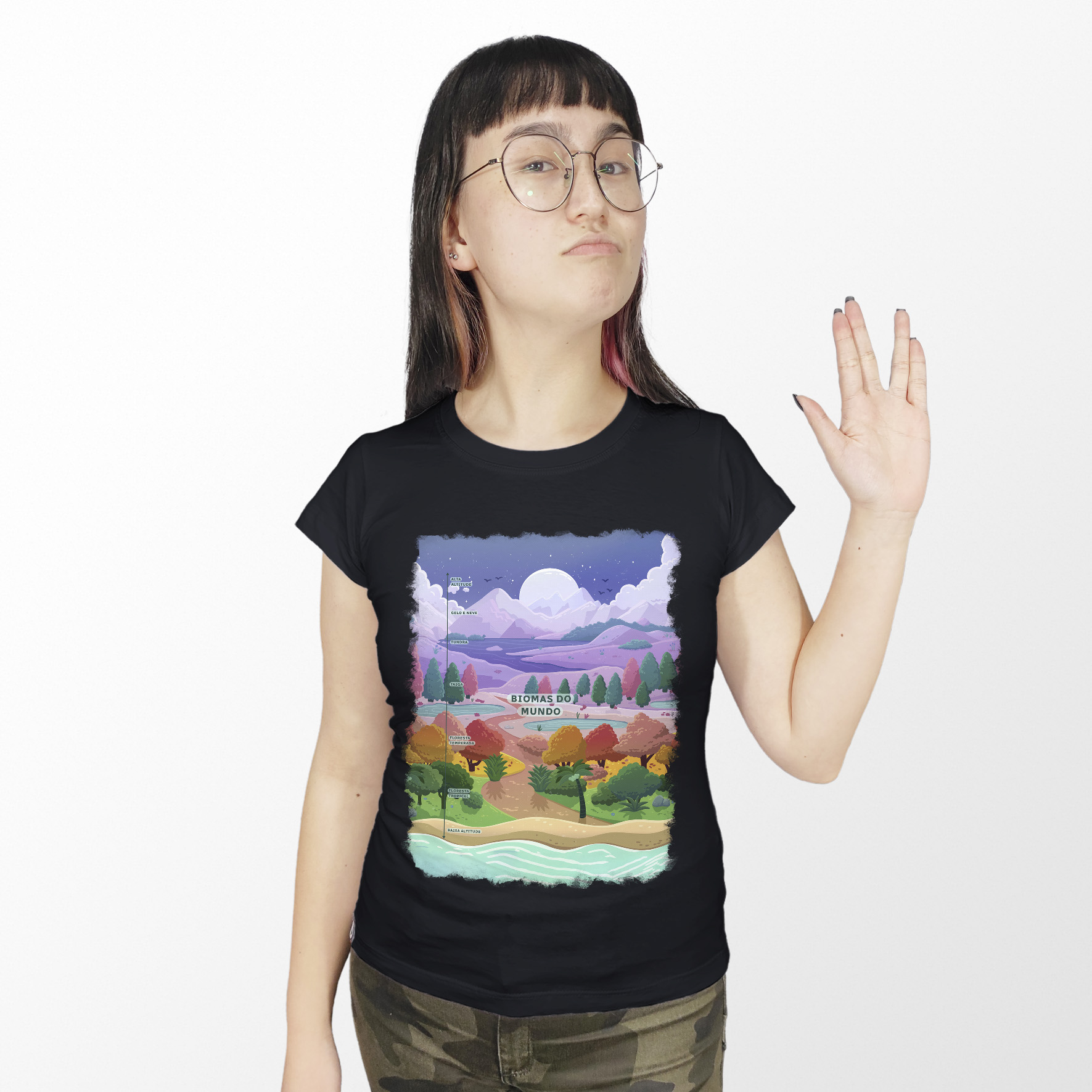 Camiseta Biomas do Mundo