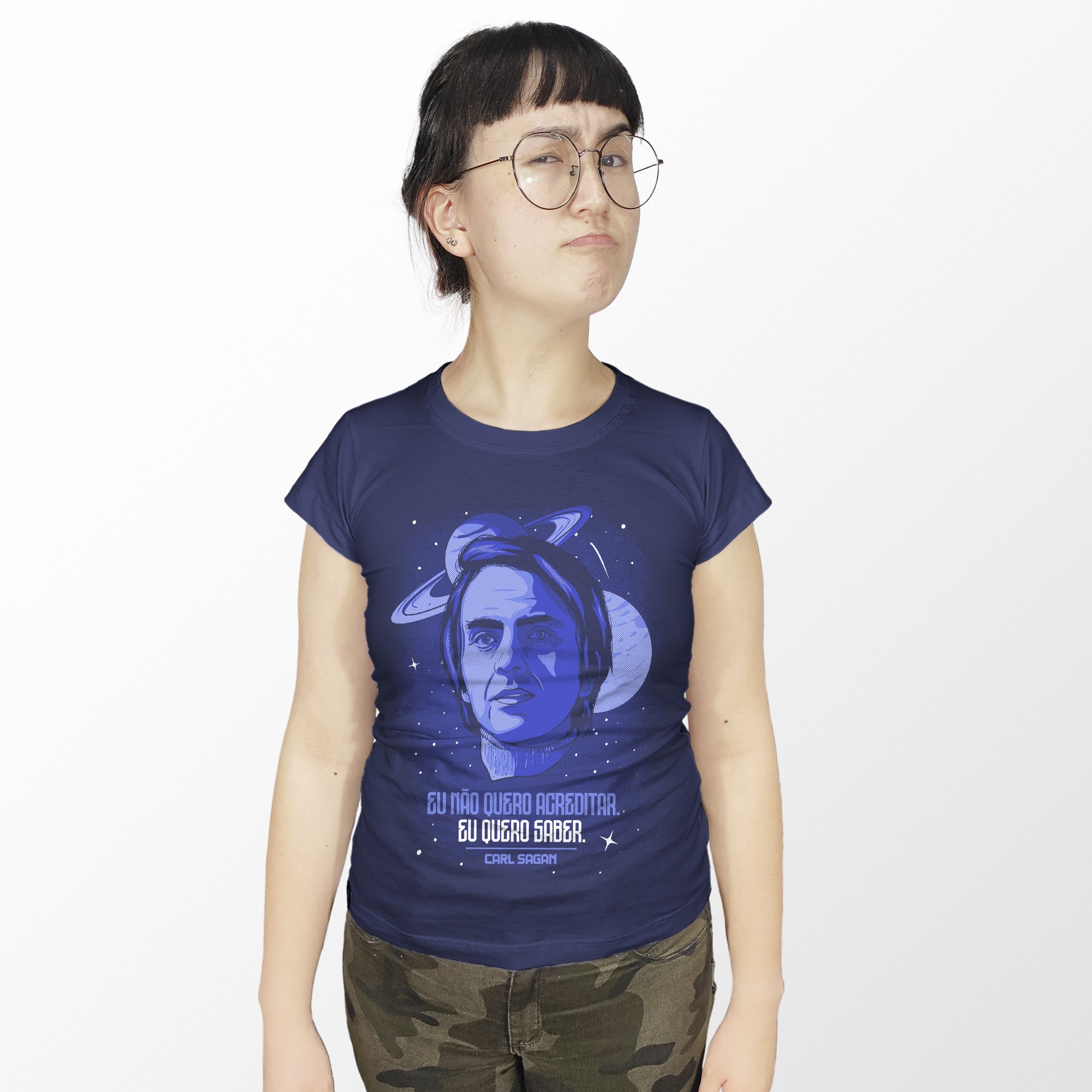 Camiseta Eu Quero Saber