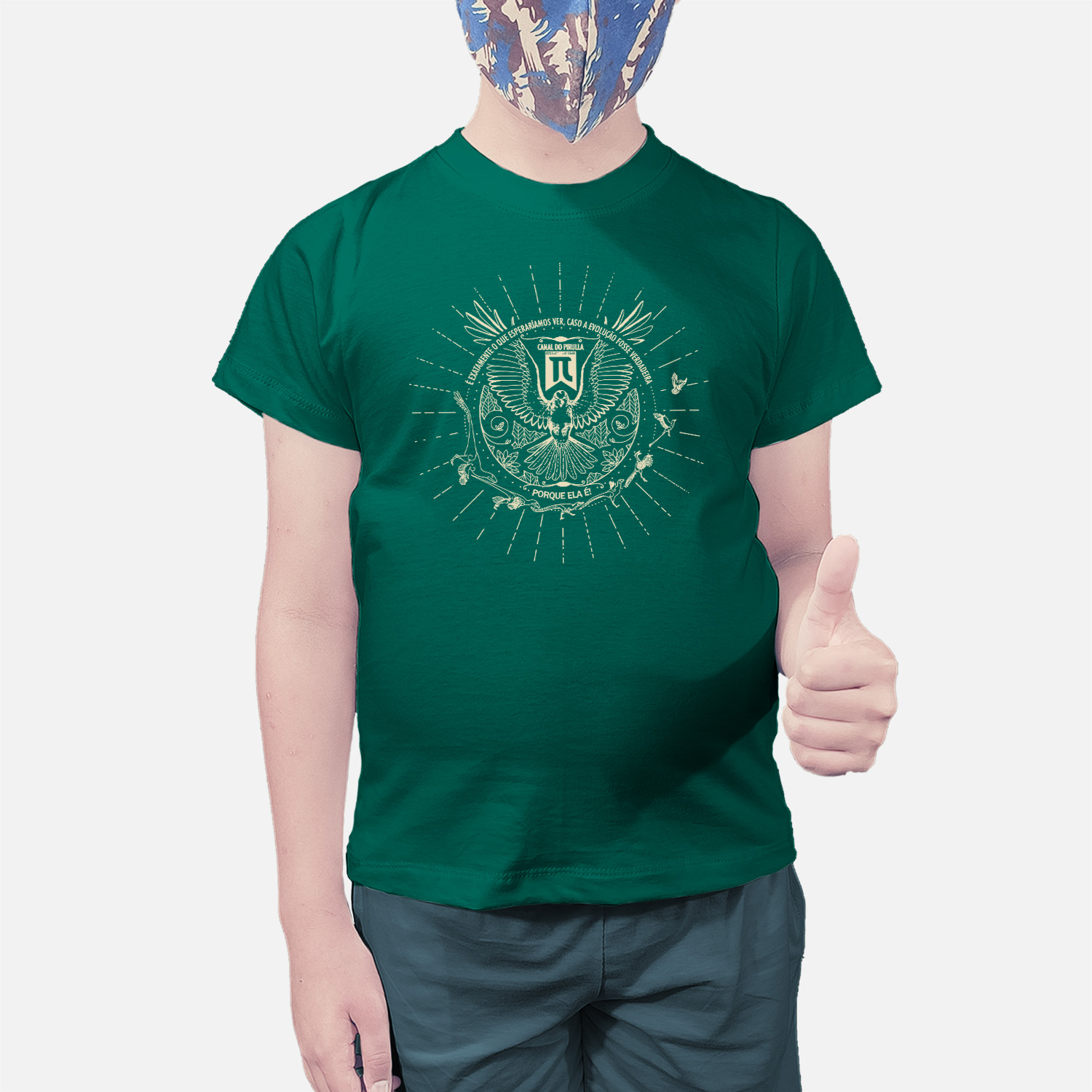 Camiseta Infantil Expectativa Evolução