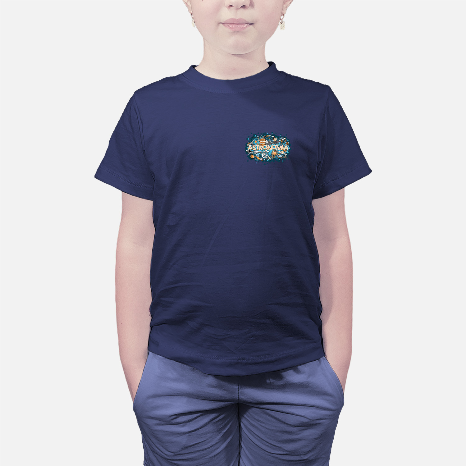 Camiseta Infantil ID Astronomia
