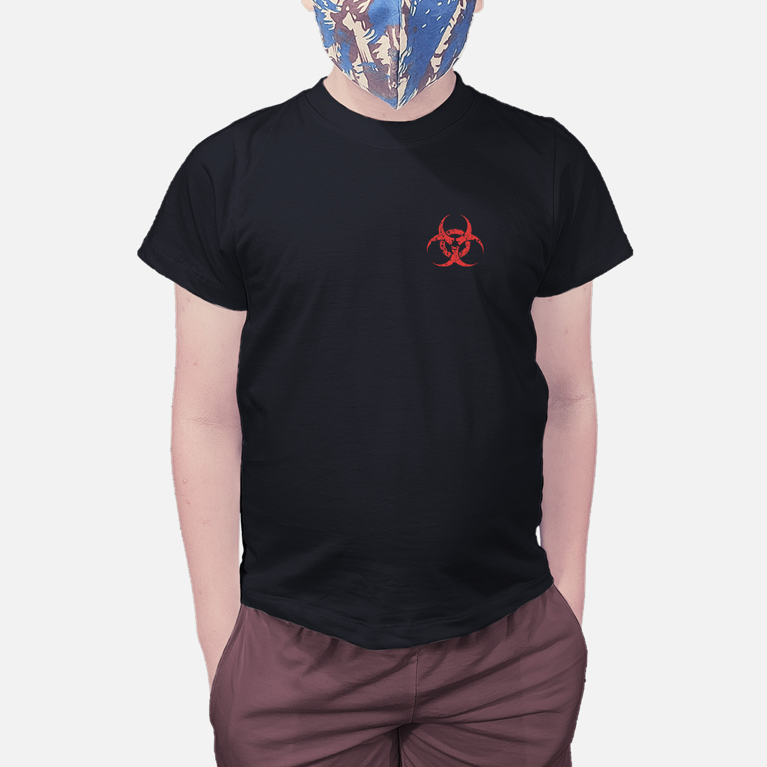 Camiseta Infantil ID Risco Biológico