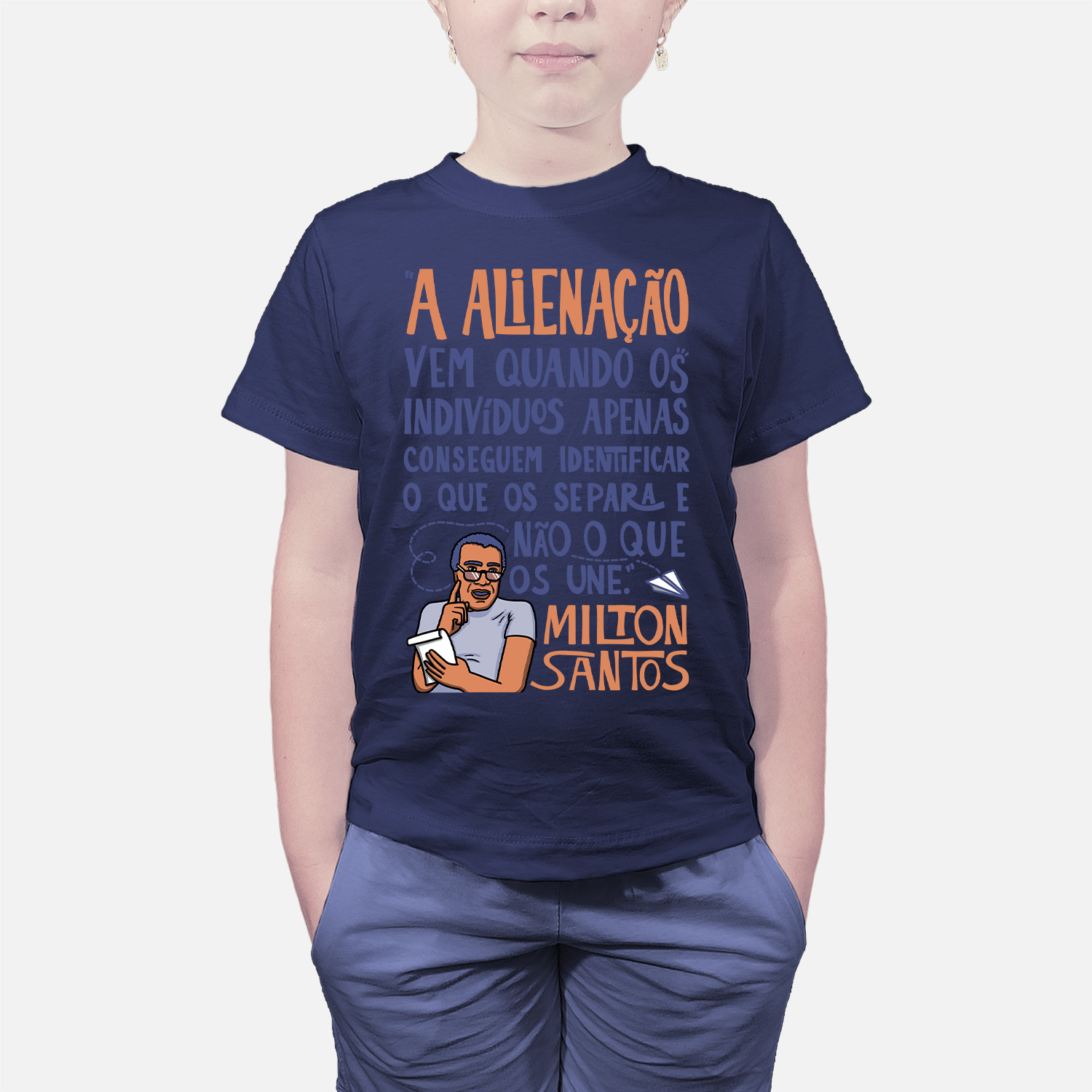 Camiseta Infantil Milton Santos