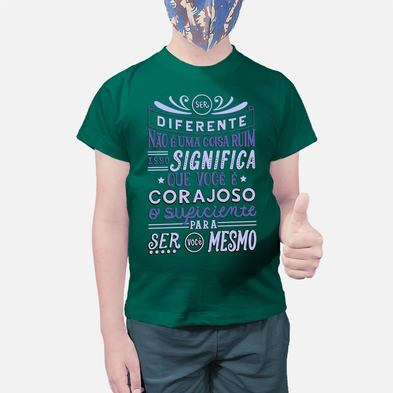 Camiseta Infantil Ser Diferente