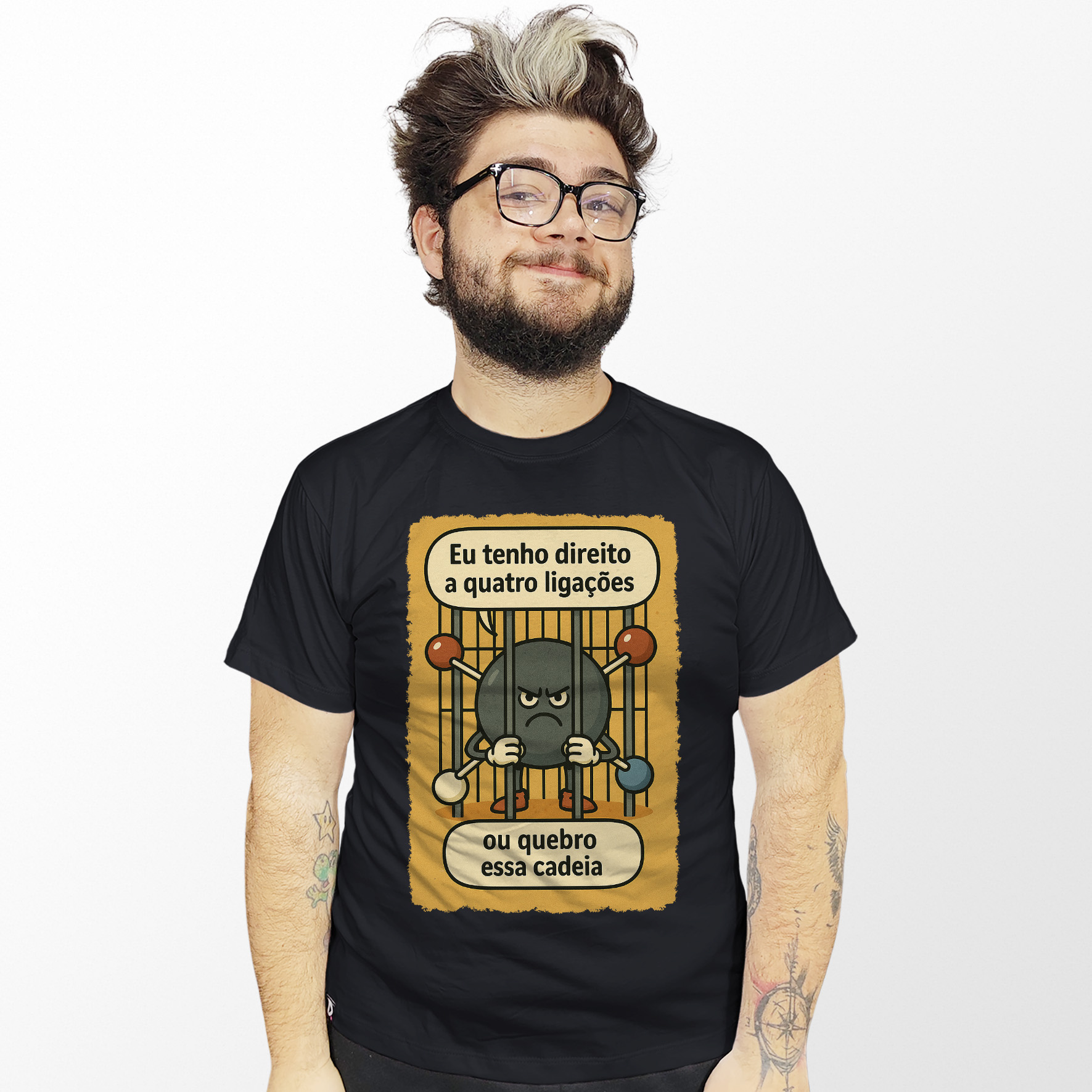 Camiseta Carbono na Cadeia