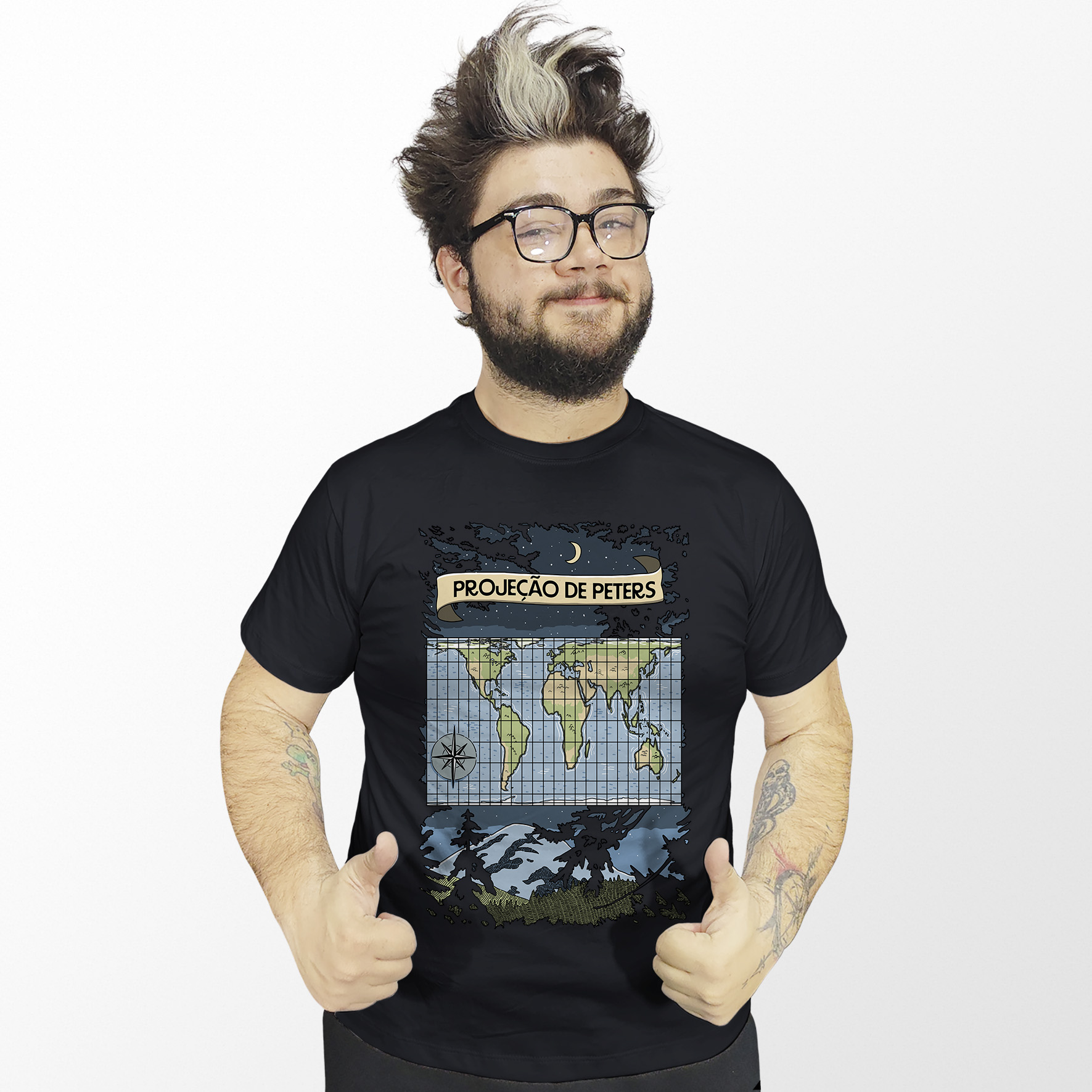 Camiseta Projeção de Peters
