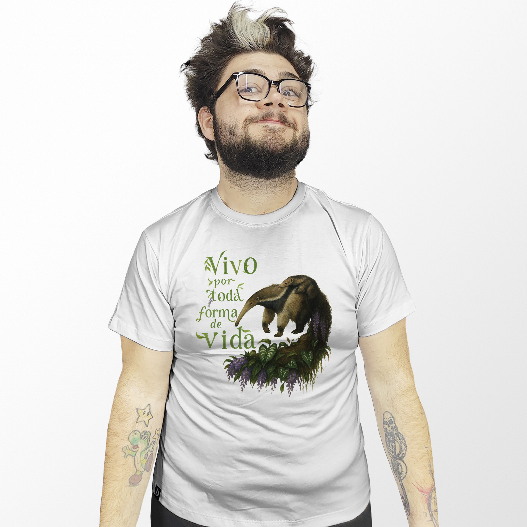 Camiseta Vivo por Toda Forma de Vida